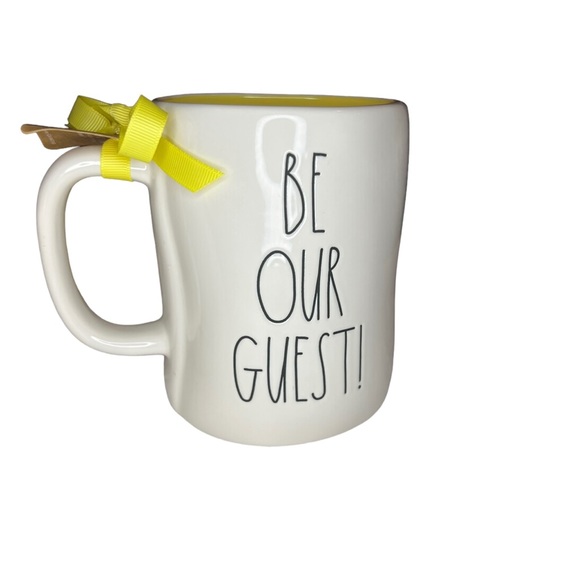 “Rae Dunn” Collab with Disney Be Our Guest Mrs Potts and Tea Cup. Dbl sided NWT - Picture 10 of 10